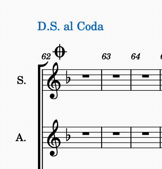 D.S. al Coda vs. Coda Mark MuseScore